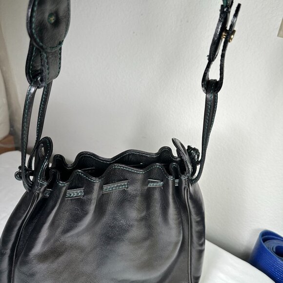 NEW Black Genuine Leather Shoulder Bag - Picture 5 of 8